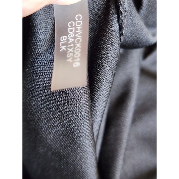 Calvin Klein Women's Black A-Line Cocktail Dress Size 4 Elegant Embellished - Picture 9 of 9